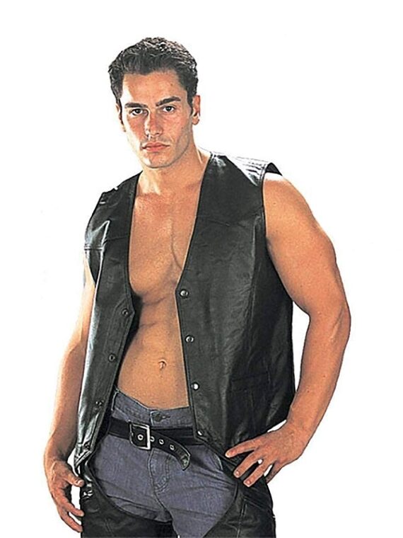 Classic Leather Vest for Men