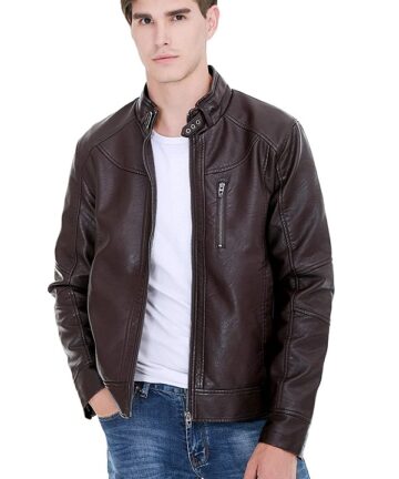 Brown Jacket, Men Leather Jacket in the USA
