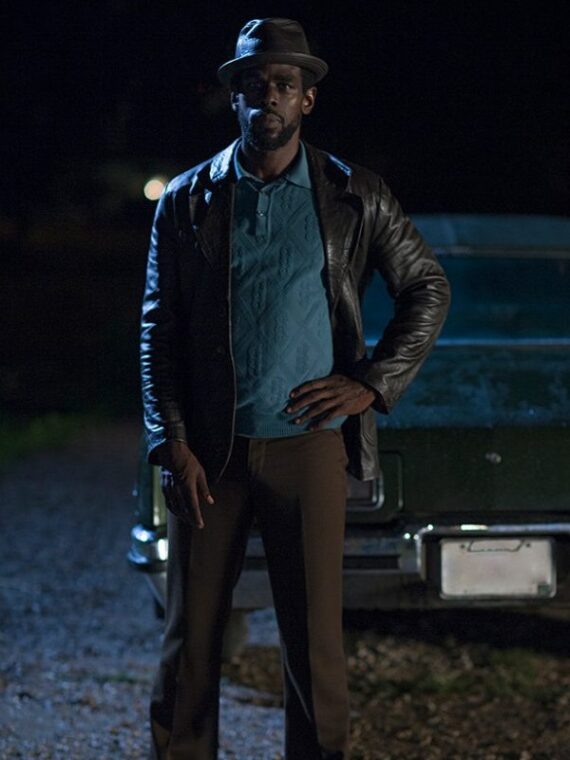 Thriller TV Series Quarry Moses Brown Leather Blazer