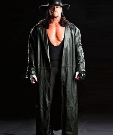 Professional wrestler The Undertaker Coat