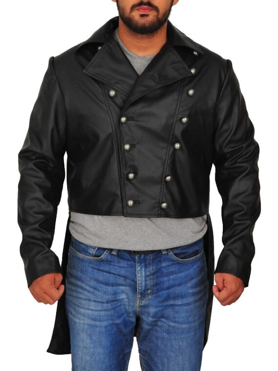 Red Dead Redemption Micah Bell Cosplay Leather Jacket (1)