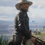 Red Dead Redemption Micah Bell Cosplay Leather Jacket (2)