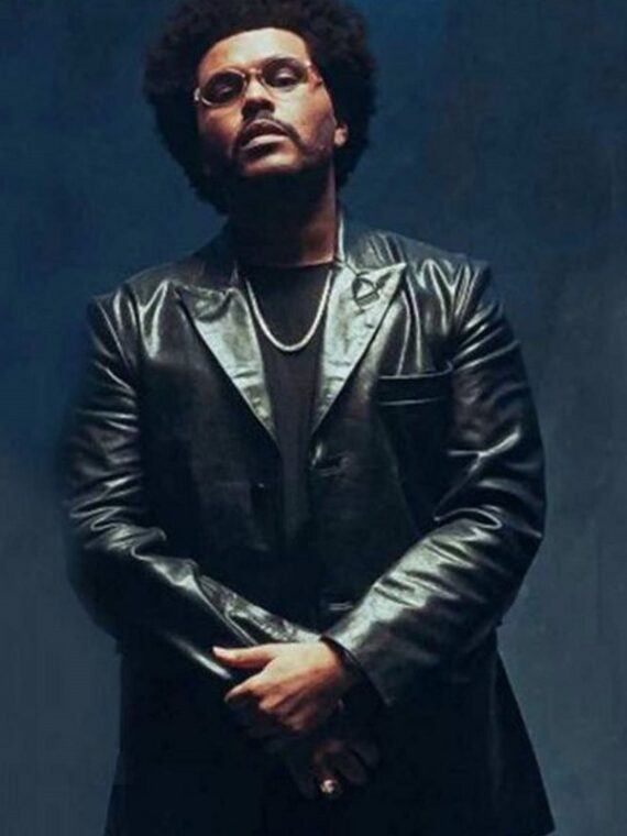 The Weeknd Hawai Leather Blazer (1)