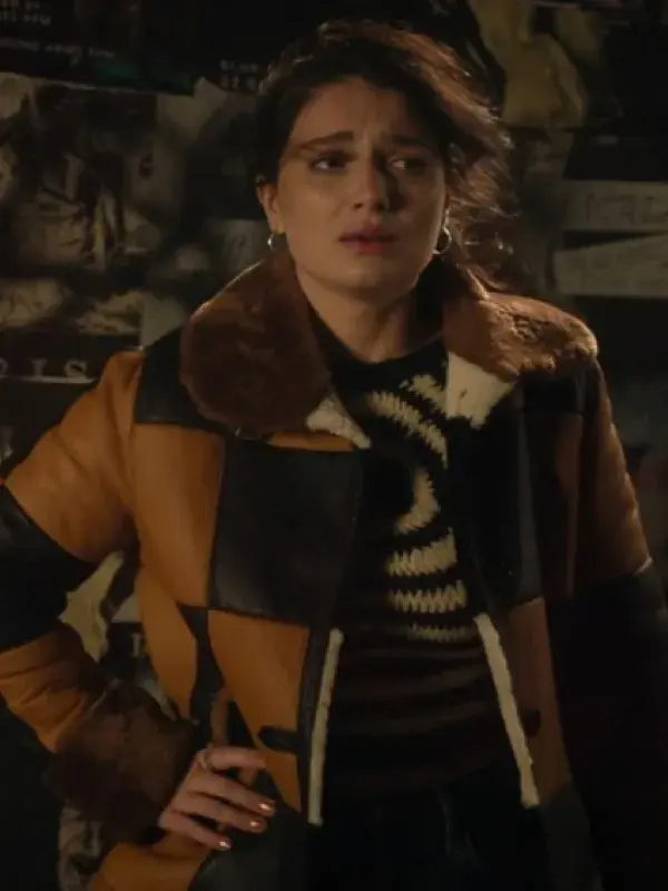 Eve Hewson  Bad Sisters Shearling Bomber Jacket