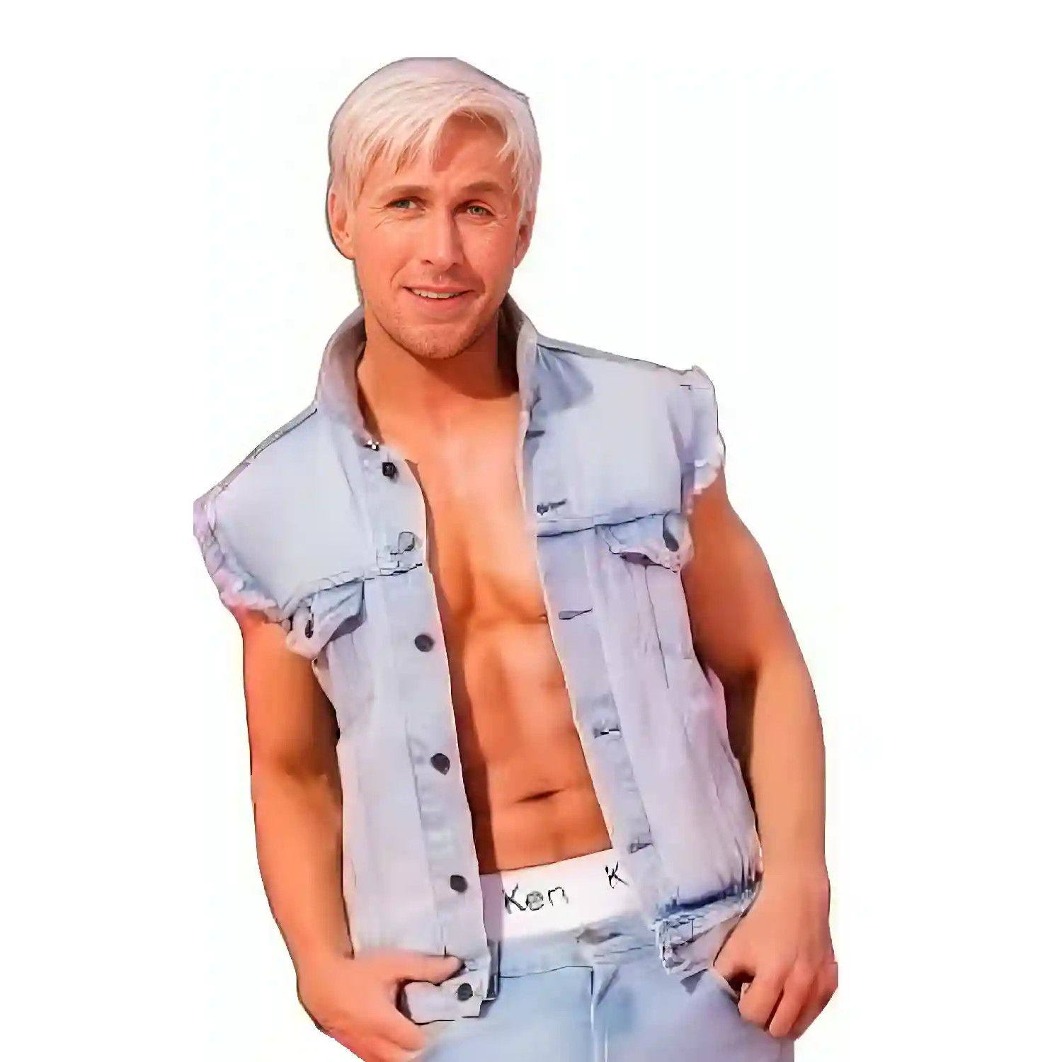 Barbie Ryan Gosling Denim Vest