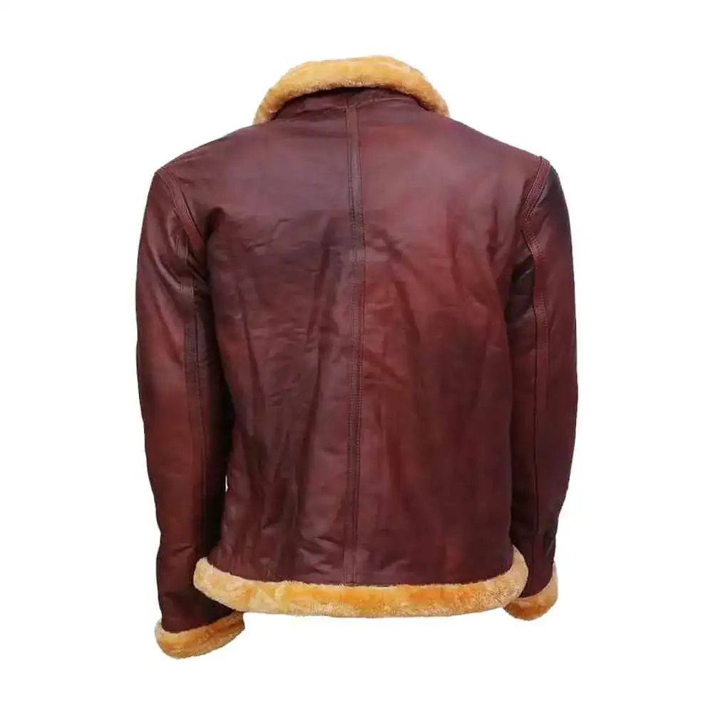 Ryan Reynolds Spirited Shearling Leather Jacket