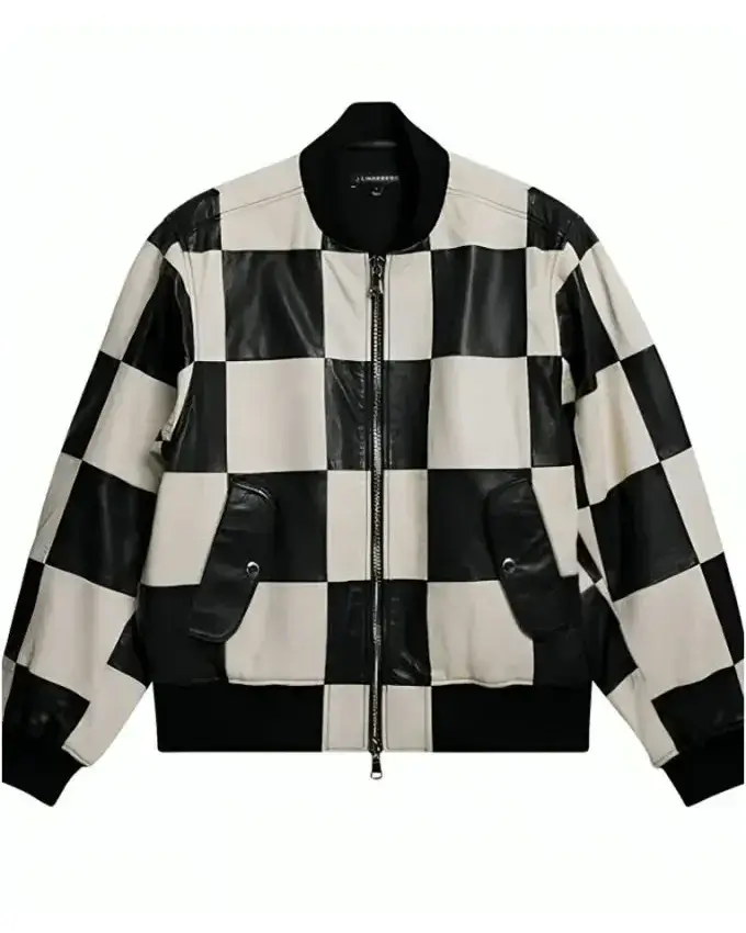 Vic Mensa Checkered Bomber Jacket