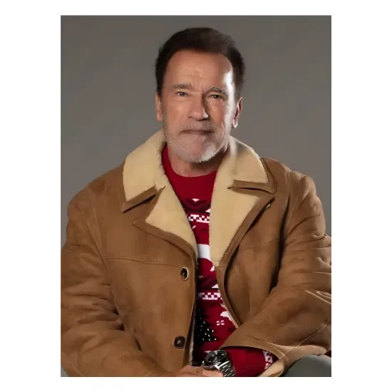 Arnold Schwarzenegger World Of Tanks Shearling Jacket